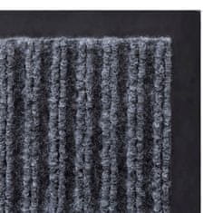 Vidaxl PVC Predpražniki 4 kosi sivi 90x60 cm