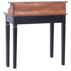 Vidaxl Pisalna miza s predali 90x50x101 cm trden predelan les