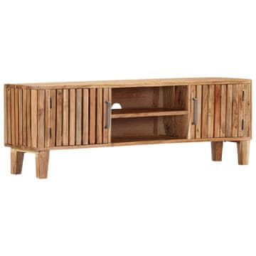 Greatstore TV omarica 130x30x45 cm trden akacijev les