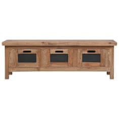 Vidaxl TV omarica s 3 predali 120x30x40 cm trden mahagonij