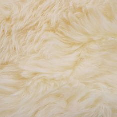 Greatstore Preproga iz ovčje kože 60x90 cm bela