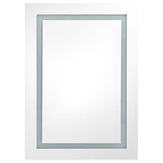 Vidaxl LED kopalniška omarica z ogledalom 50x13x70 cm