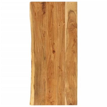 Vidaxl Površina za kopalniško toaletno mizo trdna akacija 140x52x2,5cm