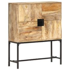 Vidaxl Visoka omarica 80x30x100 cm trden mangov les