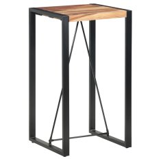 Vidaxl Barska miza 60x60x110 cm iz trdnega palisandra