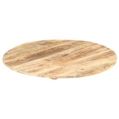 Greatstore Mizna plošča iz trdnega mangovega lesa okrogla 15-16 mm 70 cm