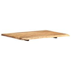 Vidaxl Mizna plošča trden akacijev les 80x(50-60)x2,5 cm