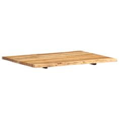 Vidaxl Mizna plošča trden akacijev les 80x(50-60)x2,5 cm