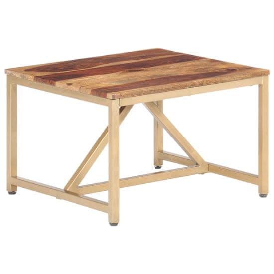 Vidaxl Stranska mizica 60x60x40 cm trden palisander