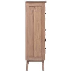 Vidaxl Visoka omarica 60x30x100 cm trdna tikovina
