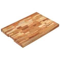 Greatstore Deska za rezanje 60x40x4 cm trden akacijev les