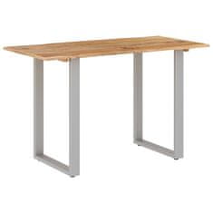 Vidaxl Jedilna miza 118x58x76 cm trden akacijev les