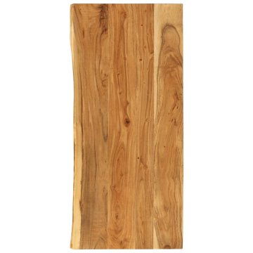 Vidaxl Površina za kopalniško toaletno mizo trdna akacija 114x52x2,5cm