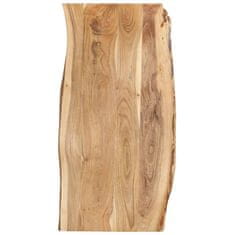shumee Mizna plošča trden akacijev les 120x(50-60)x2,5 cm