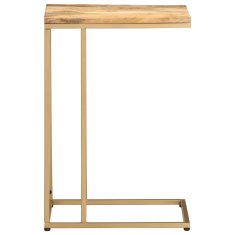 Vidaxl Stranska mizica 35x45x65 cm trden mangov les