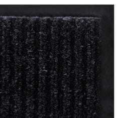 shumee Predpražnik črn 160x220 cm PVC