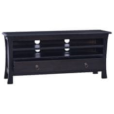 Vidaxl TV omarica barva svetlo črne kave 100x30x45 cm trden mahagonij