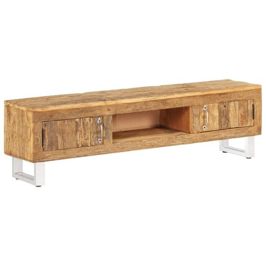 Vidaxl TV stojalo iz trdnega predelanega odsluženega lesa 140x30x40 cm
