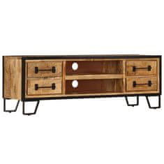 Vidaxl TV omarica s predali 120x30x40 cm trden mangov les