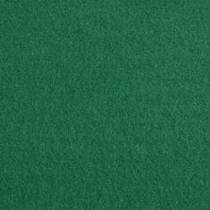 Greatstore Razstavna preproga enobarvna 1,6x12 m zelena