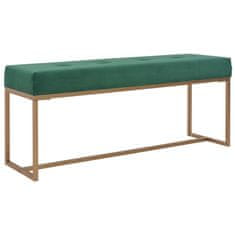 Vidaxl Klop 120 cm zelen žamet