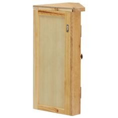 Vidaxl Stenska kotna omarica 45x28x60 cm trdna hrastovina