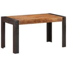 Vidaxl Jedilna miza 140x70x76 cm trden robusten mangov les