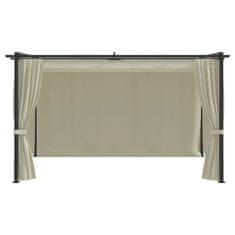 Vidaxl Paviljon 4x3 m krem