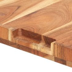 shumee Deska za rezanje 60x40x4 cm trden akacijev les