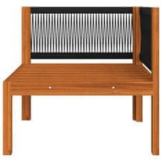 Vidaxl 6-delni vrtni sedežni komplet z blazinami kremne barve 63x63 cm