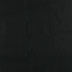 Greatstore Samolepilna folija za pohištvo 2 kosa temni les 500x90 cm PVC