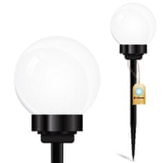 LUMILED Solarna vrtna svetilka LED do zeme ATRIS 15cm