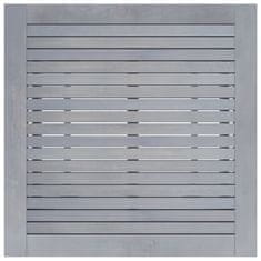 Vidaxl Vrtna barska miza siva 70x70x104 cm trden akacijev les
