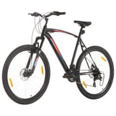 Vidaxl Gorsko kolo z 21 prestavami 29" kolo 53 cm okvir črno