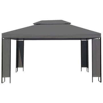 Vidaxl Paviljon antraciten 300x400 cm