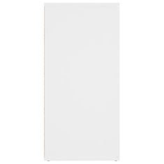 Vidaxl Komoda bela 160x36x75 cm iverna plošča