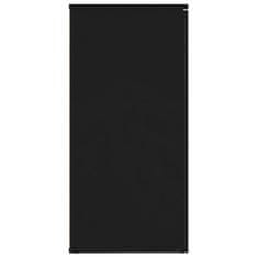 Vidaxl Komoda črna 160x36x75 cm iverna plošča