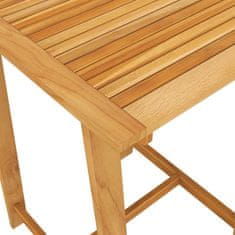 Greatstore Vrtna barska miza 70x70x104 cm trden akacijev les