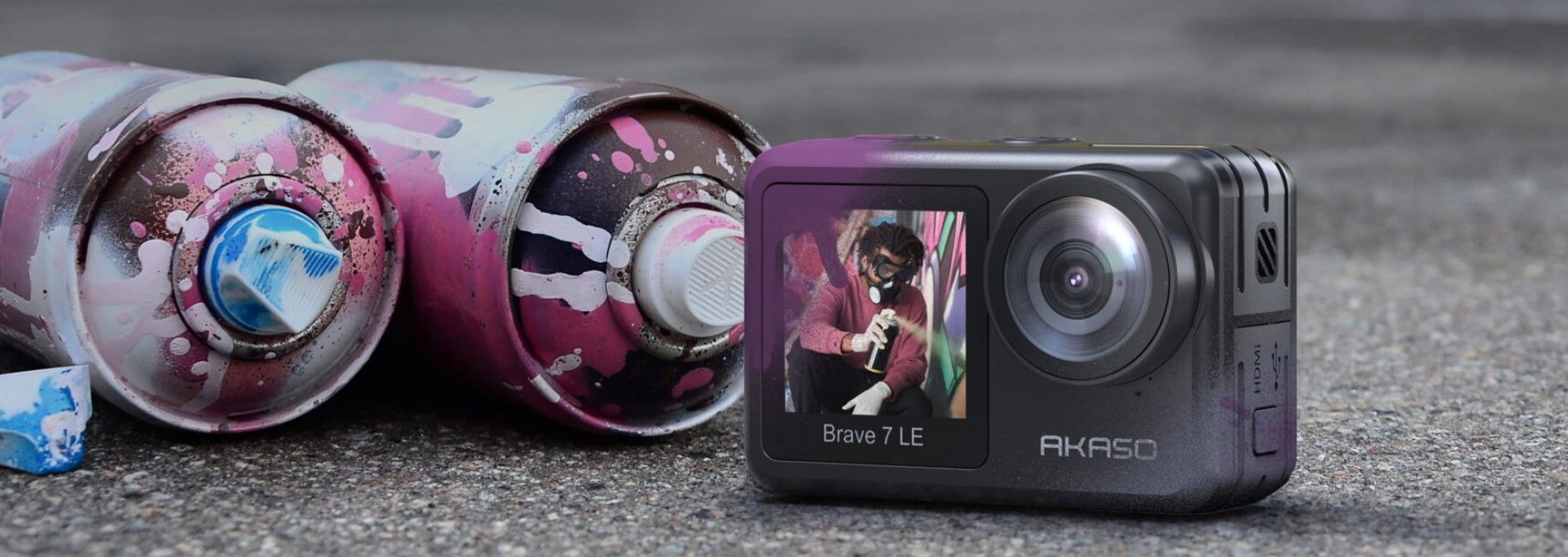 sodobna akcijska kamera akaso brave 7 le čudovite fotografije visokokakovostni videoposnetki različni načini polnilna baterija visoka vzdržljivost