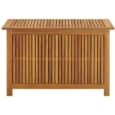 Vidaxl Vrtna škatla za shranjevanje 90x50x106 cm trden akacijev les