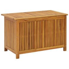 Vidaxl Vrtna škatla za shranjevanje 90x50x106 cm trden akacijev les