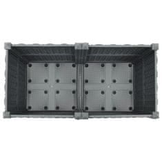 Vidaxl Visoka greda 80x40x38 cm polipropilen
