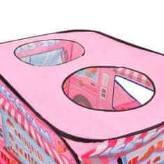 Vidaxl Otroški šotor za igranje roza 70x112x70 cm