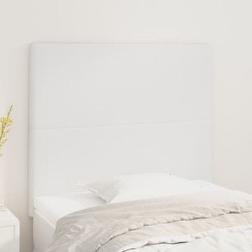 Vidaxl vidaXL Vzglavje postelje 2 kosa belo 90x5x78/88 cm umetno usnje