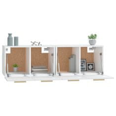 Vidaxl Stenska omarica 2 kosa bela 60x36,5x35 cm inžen. les