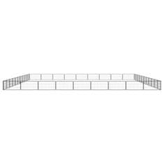 Greatstore Pasja ograda s 40 paneli črna 100x50 cm prašno barvano jeklo