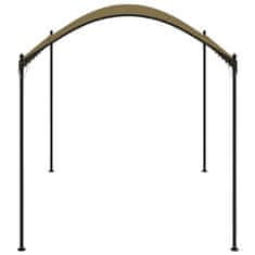 Vidaxl Paviljon 4x3x2,6 m taupe 180 g/m2