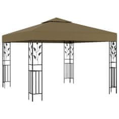 Vidaxl Paviljon 3x3 m taupe 180 g/m2