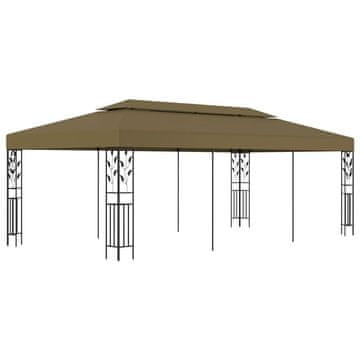 Vidaxl Paviljon 6x3 m taupe 180 g/m2