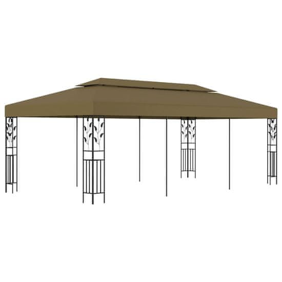 Vidaxl Paviljon 6x3 m taupe 180 g/m2